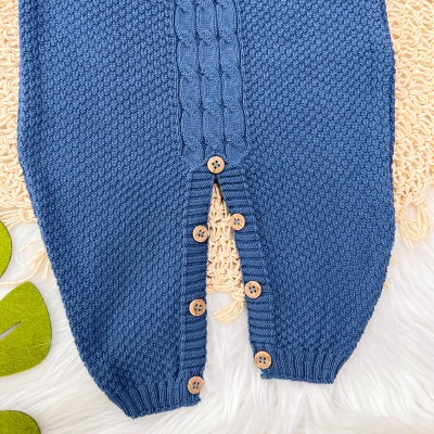 Jardineira de Linha Pipoca - Jeans